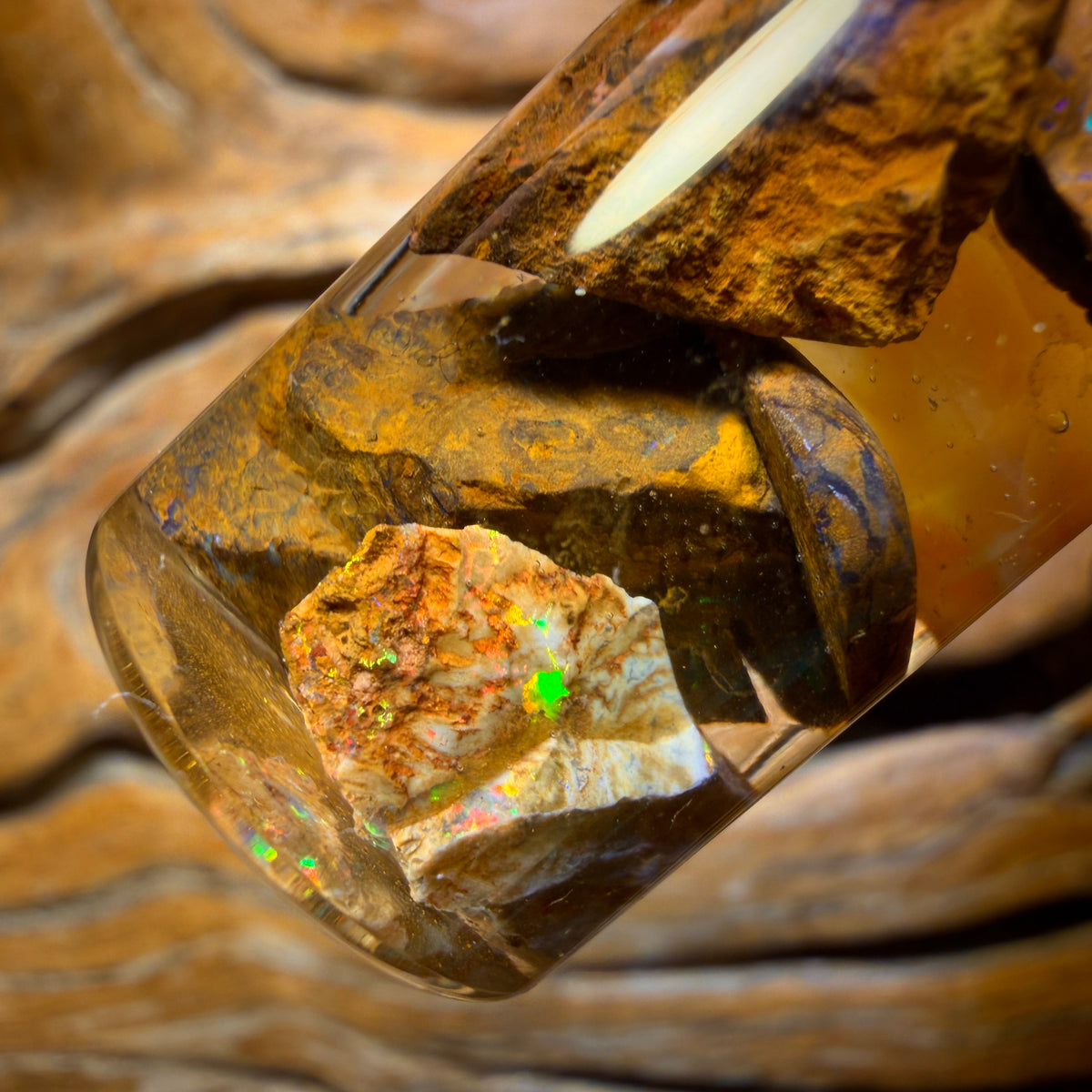 Wildcard! 61cts - Yowah Nut Opal Rough Vial