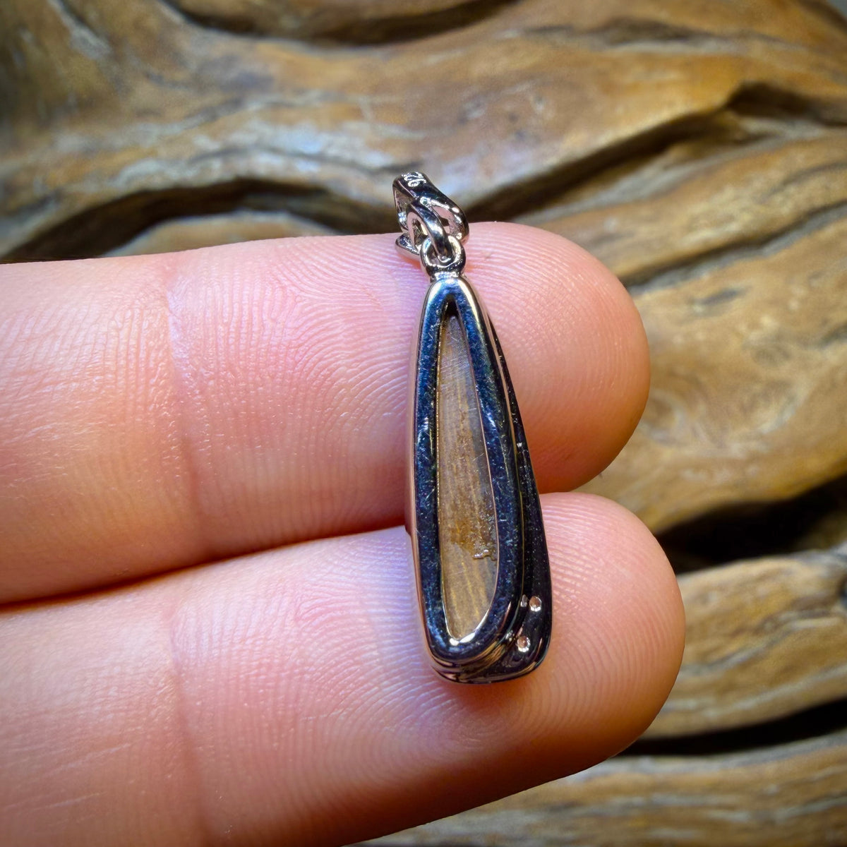 OpalFest Bargain 90% Off End Of The Night Sterling Silver - Queensland Boulder Opal Doublet Pendant