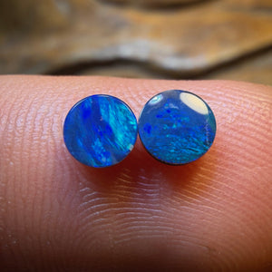 Wildcard! 0.87cts - Australian Boulder Opal Doublet Pair
