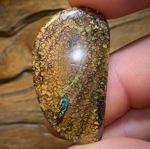 51.3cts - Yowah Nut Tribal. Australian Boulder Opal - Opal Whisperers