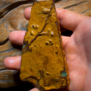 471cts - Yowah Opal Rough Piece. Biscuit Band