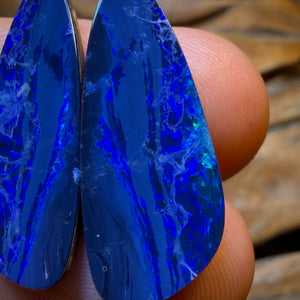 Dad and Mum Wildcard! 14.8cts - Australian Boulder Opal Doublet Pair