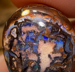 19.1cts - Awesome Pattern Queensland Boulder Opal from Yowah - Opal Whisperers