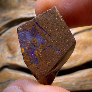 Dad Card! 44.6cts - Queensland Boulder Seam Opal Rough Rub