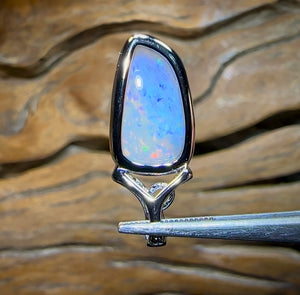 Sterling Silver - Solid South Australian Crystal Opal Pendant