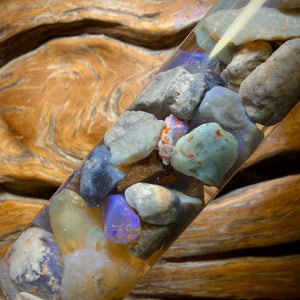 118.9cts - Lightning Ridge Opal Vial