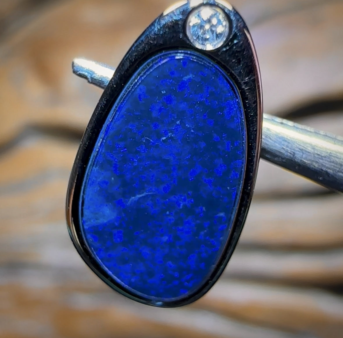 Sterling Silver - Queensland Boulder Opal Doublet Pendant