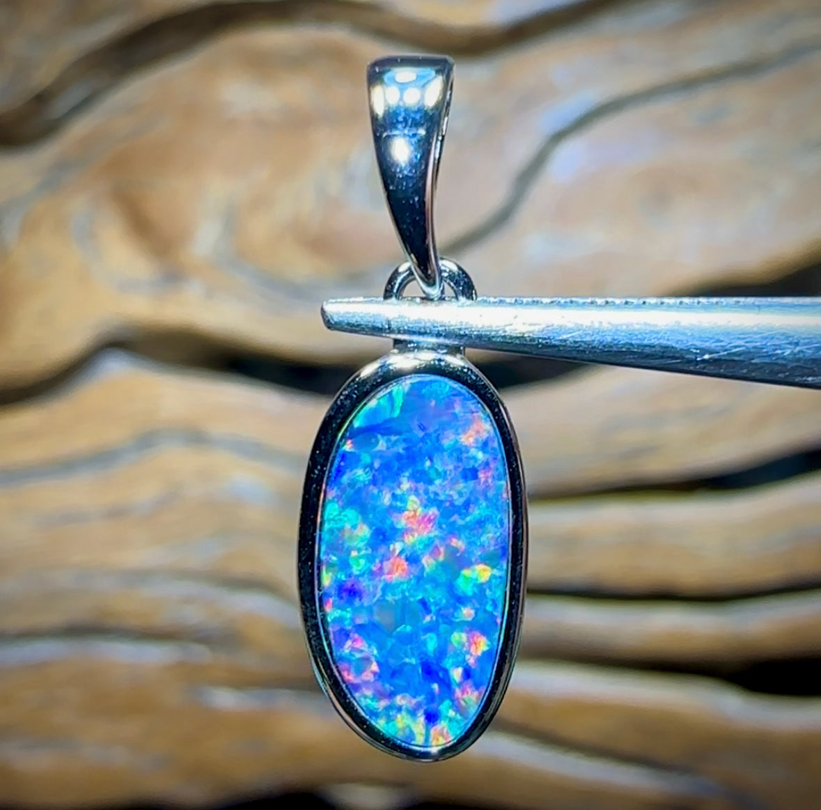 Sterling Silver - WHOLESALE 9 PIECE MIXED PARCEL. Australian Boulder Opal Doublet Jewellery - Opal Whisperers