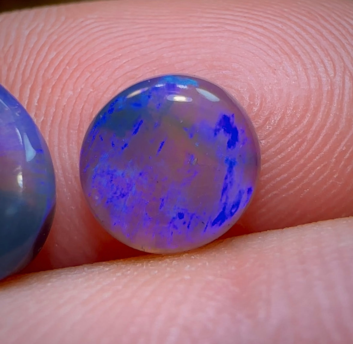 2.65cts - Lightning Ridge Crystal Opal Pair - Opal Whisperers