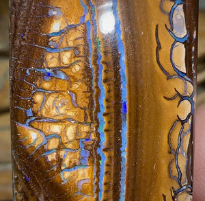 140.1cts - Australian Boulder Opal. Tribal Pattern - Opal Whisperers