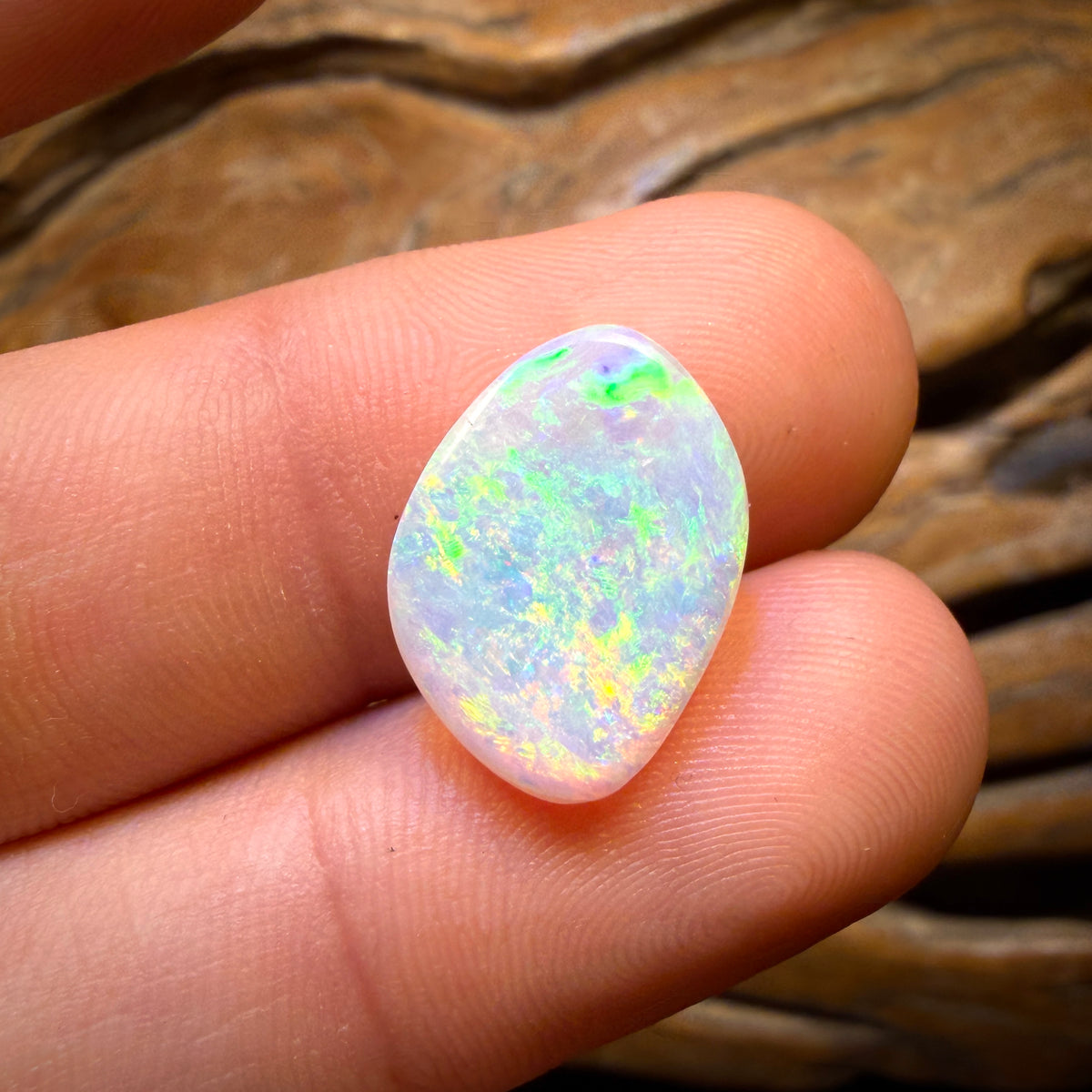 Banger Card! 4.6cts - Gem Rare South Australian Crystal Opal from Mintabie