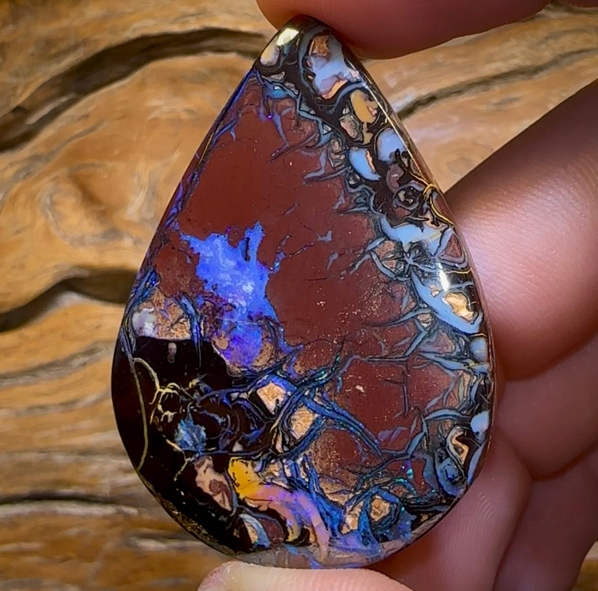 120.1cts - Tribal Queensland Boulder Opal - Opal Whisperers