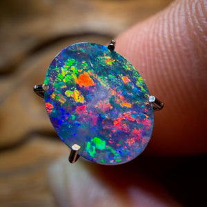 Dad Wildcard! 1.35cts - Top Australian Boulder Opal Doublet