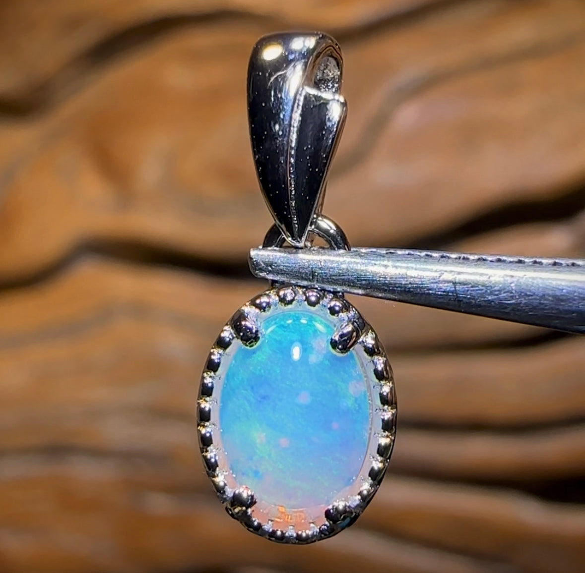 🔒Sterling Silver - WHOLESALE 9 PIECE PENDANT PARCEL. South Australian Solid Opal Jewellery