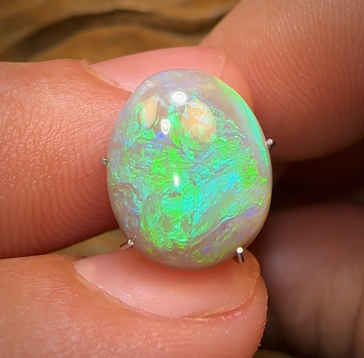 4.95cts - GEM Lightning Ridge Dark Opal