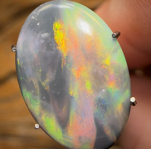 Auction Fall-Through = Your Gain! 🔥 Now More Than 50% Off RRP 🚨 3.55cts - Amazing Lightning Ridge Black Opal With Orange