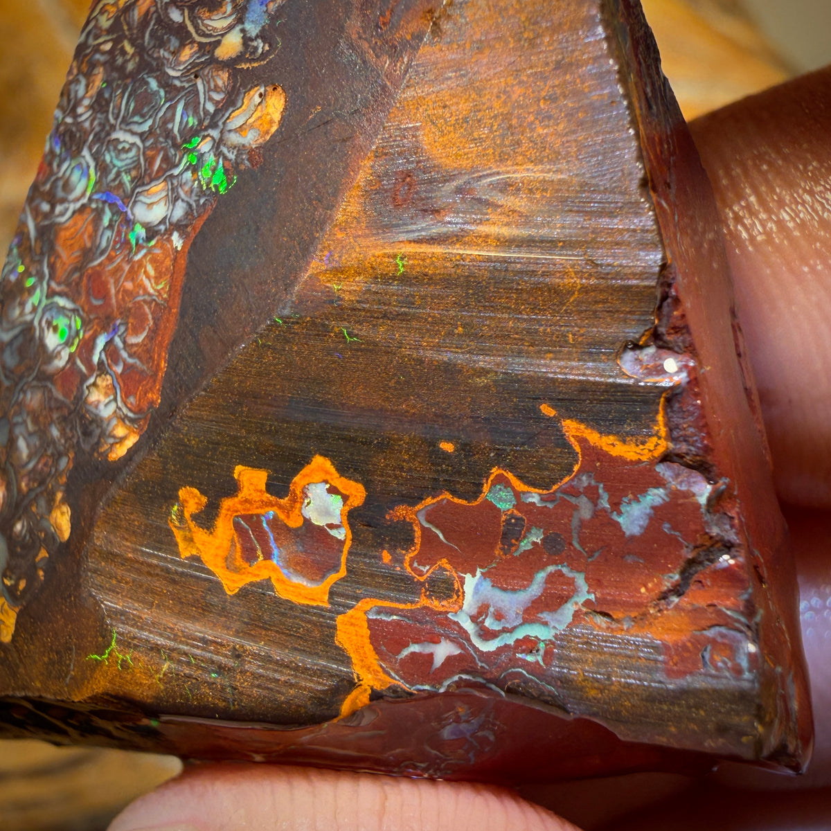 151.2cts - Stammes Yowah Nuss Opal Rohstück