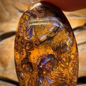48.9cts - Tribal Yowah Nut Opal. Double Sided