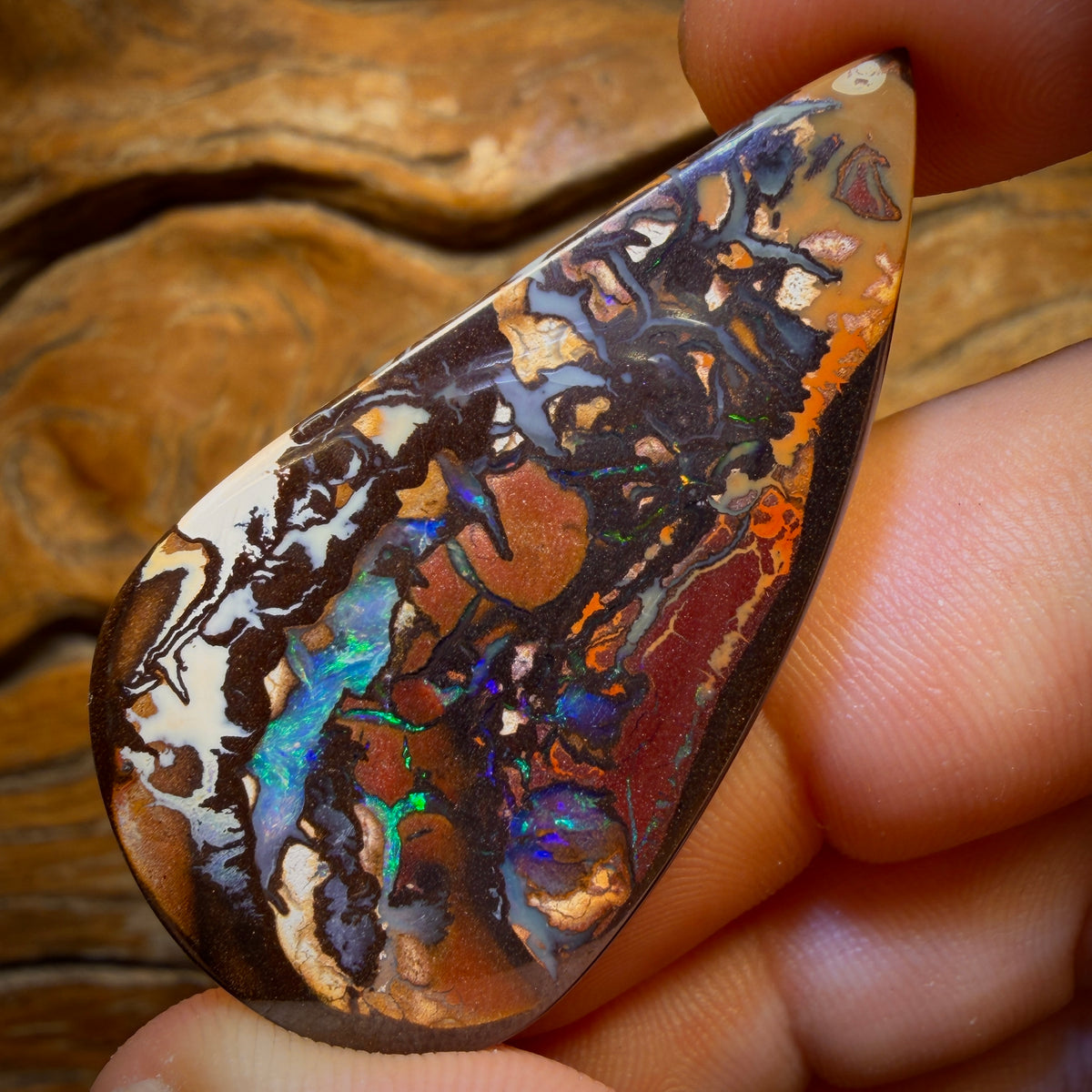 103.3cts - TOP Tribal Australian Boulder Opal from Yowah