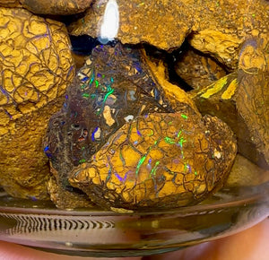 135.1g - Jar of Rough Australian Boulder Opal