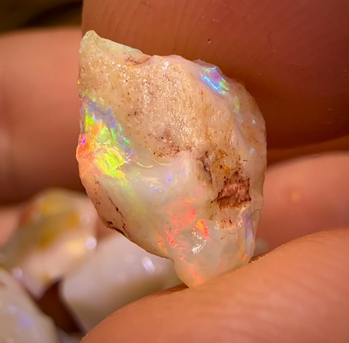 48.7cts - 9x South Australian Rare Mintabie Opal Rough Parcel