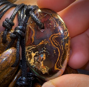 🔒10x Drilled Boulder Opals. Bulk Wholesale Dealers Parcel BARGAIN