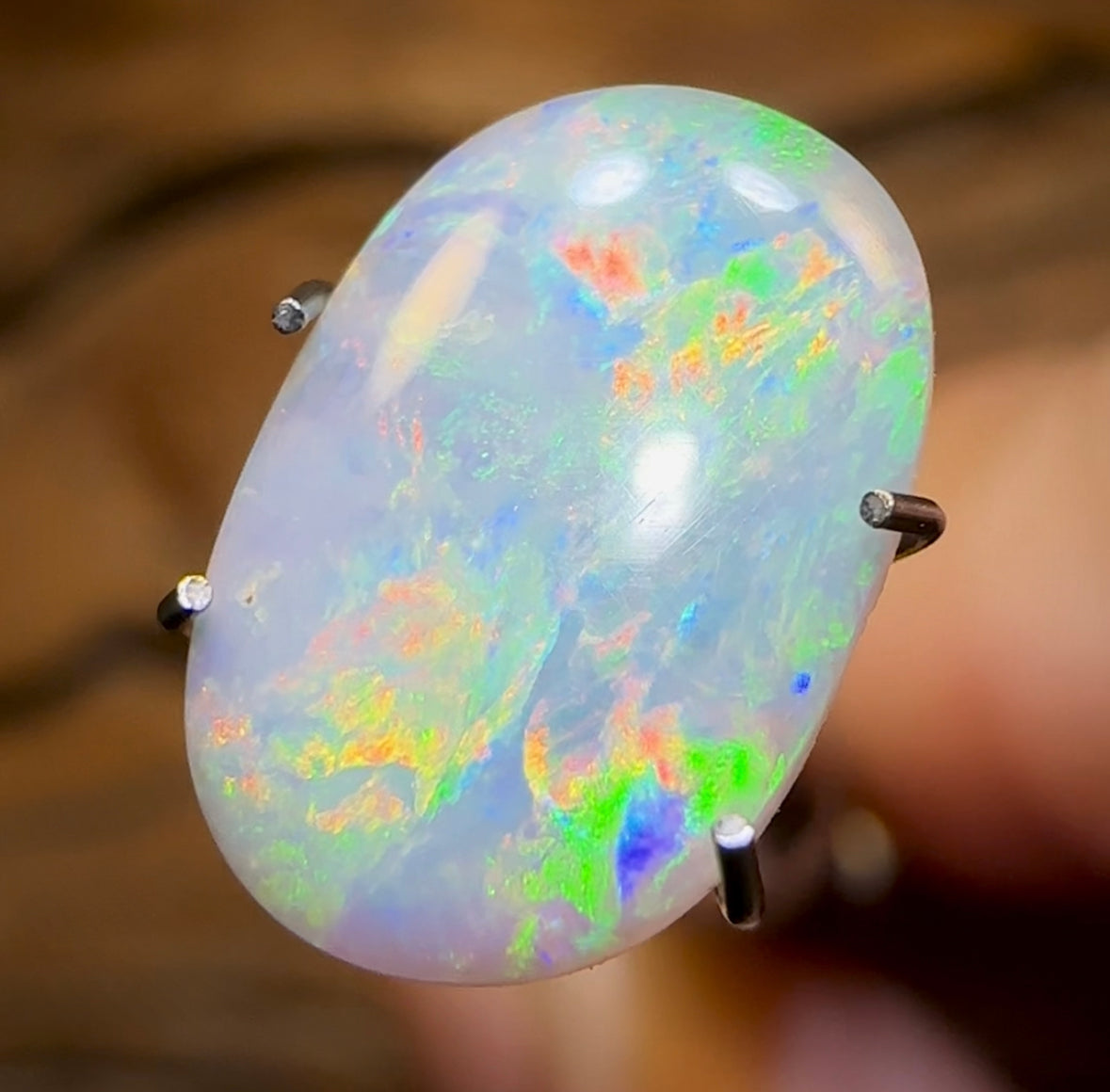 1.5cts - Dark Opal from Lightning Ridge - Opal Whisperers