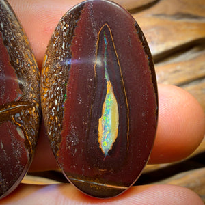 201.8cts - Super Rare Yowah Nut Crystal Centre Opal Trio Parcel. Australian Opal
