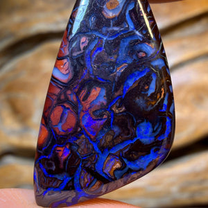 TGIF 22.1cts - Top Black Tribal Yowah Nut Opal