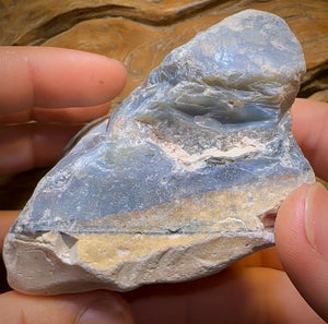 1544cts - HUGE Lightning Ridge Black Potch Opal Rough Piece Less than $0.20c/ Ct