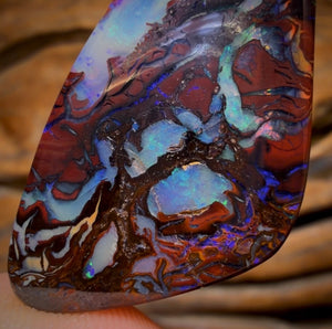 54.8cts - TOP Tribal Australian Boulder Opal from Koroit