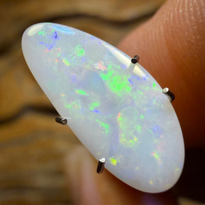 Bargain Card! 1.9cts - South Australian White Opal from Coober Pedy
