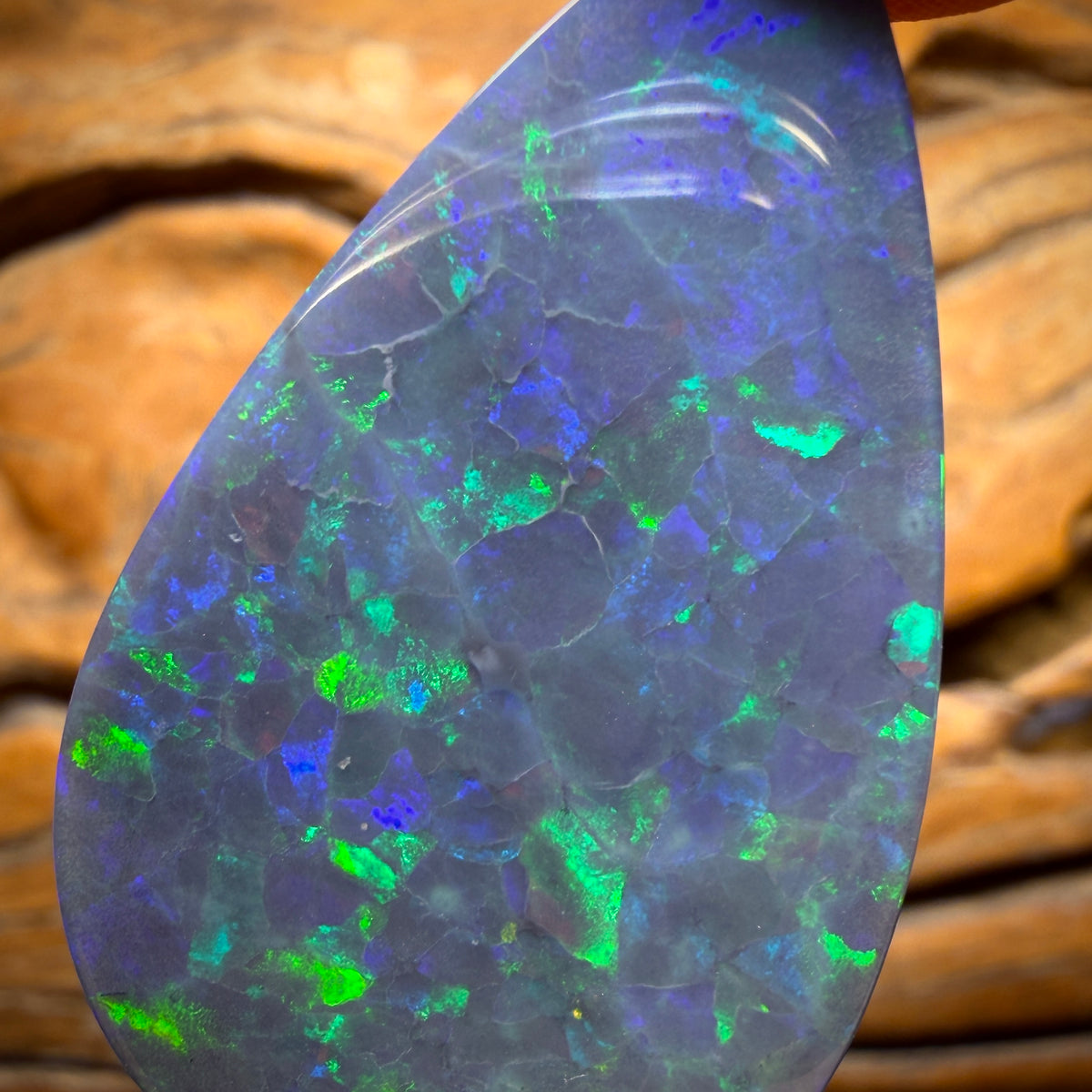 “Set in Stone” - Private Collector Investment - 52.2cts - “Set in Stone” Investment TOP Lightning Ridge Black Opal