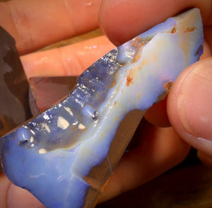 🔒 I’ve Got the Blues Collection 391.6cts - 3x Australian Boulder Seam Opal Rough Parcel