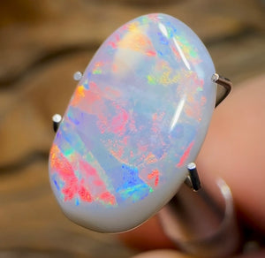 3.4cts - Lightning Ridge Semi Black Opal