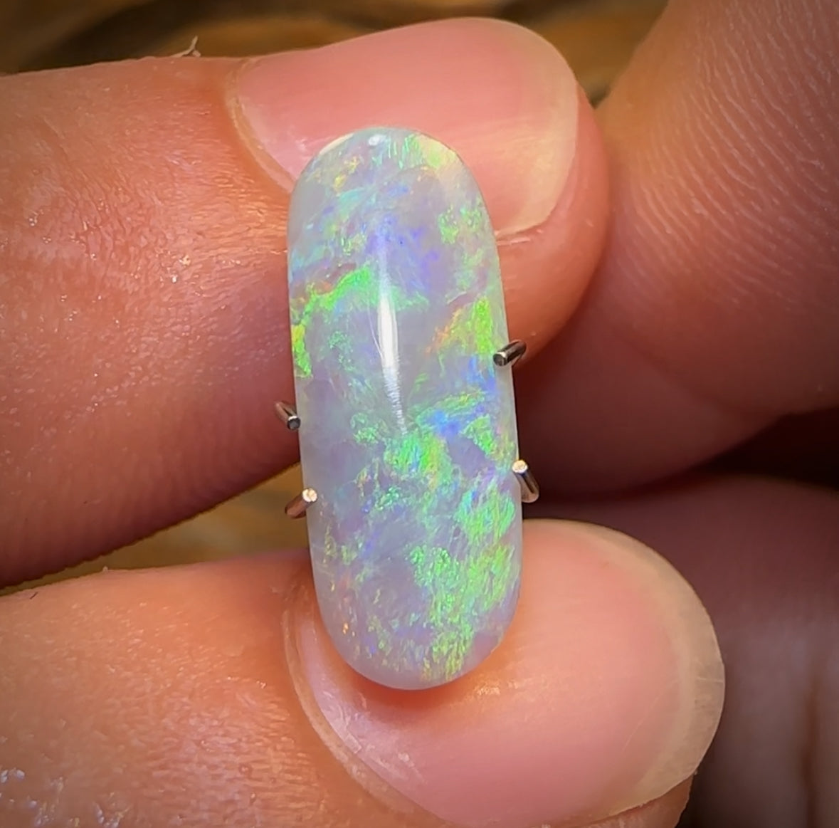 2.1cts  - Rare South Australian Dark Opal from Mintabie