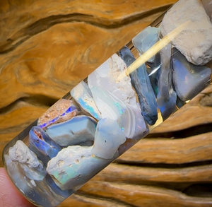 125.1cts - Vial of Lightning Ridge Opal