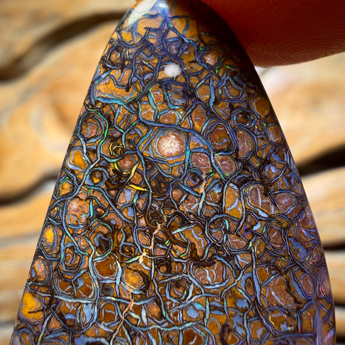 45.2cts - Wild Tribal Yowah Nut Opal. Australian Opal