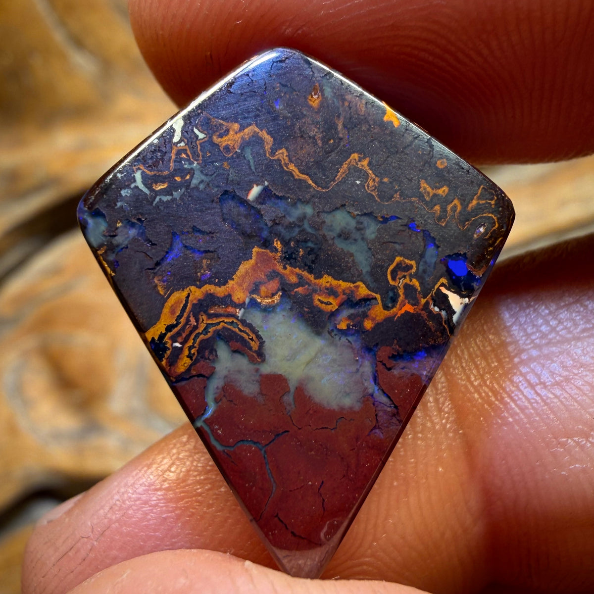 Wildcard! 27.4cts - Tribal Queensland Boulder Opal from Yowah