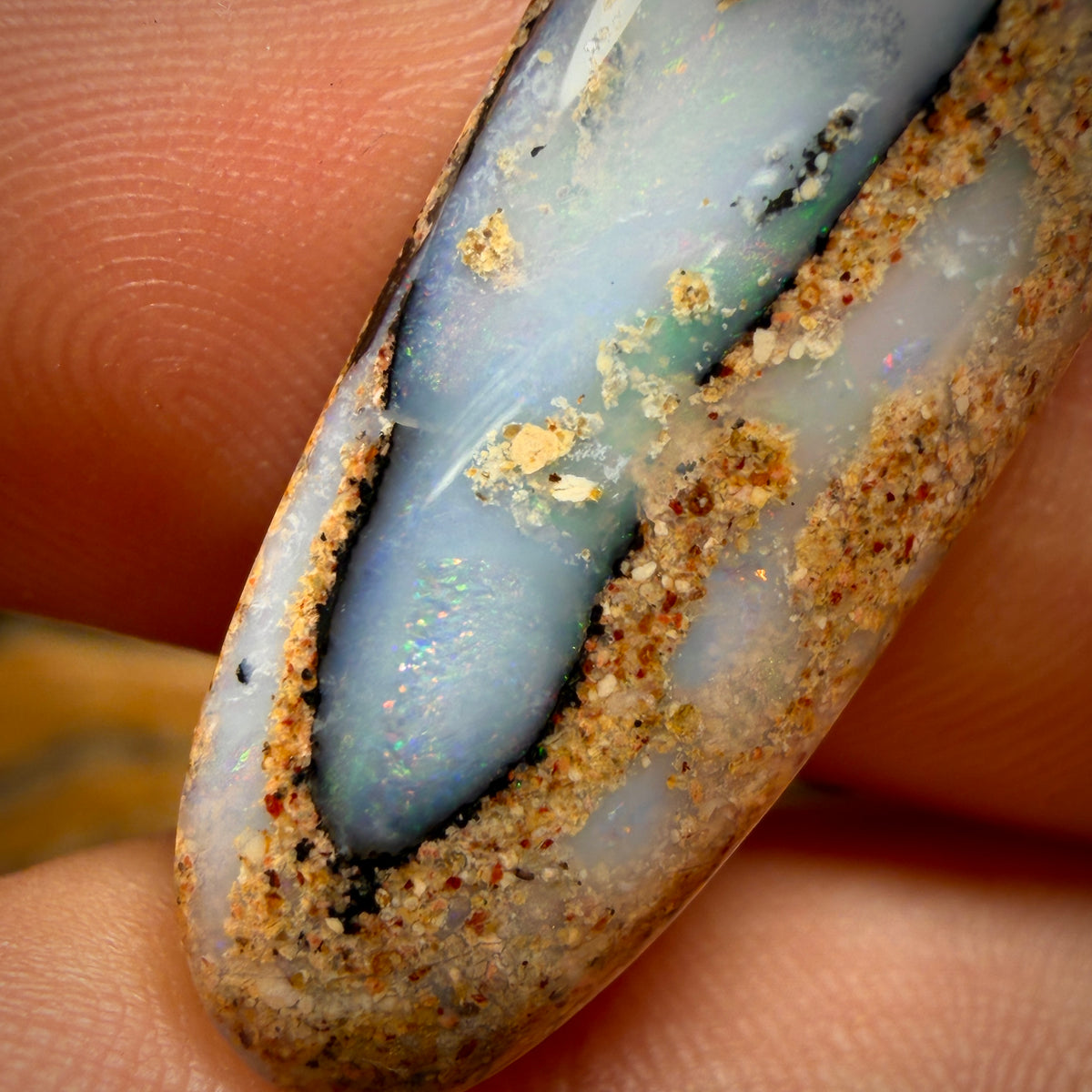 43.1cts - Large Solid Australian Boulder Pipe Opal