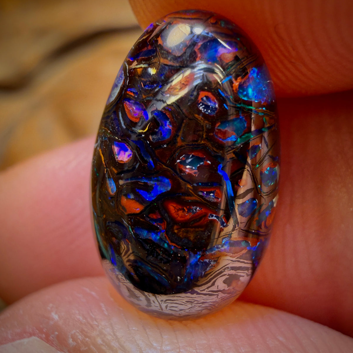 7.8cts - Tribal Queensland Boulder Opal