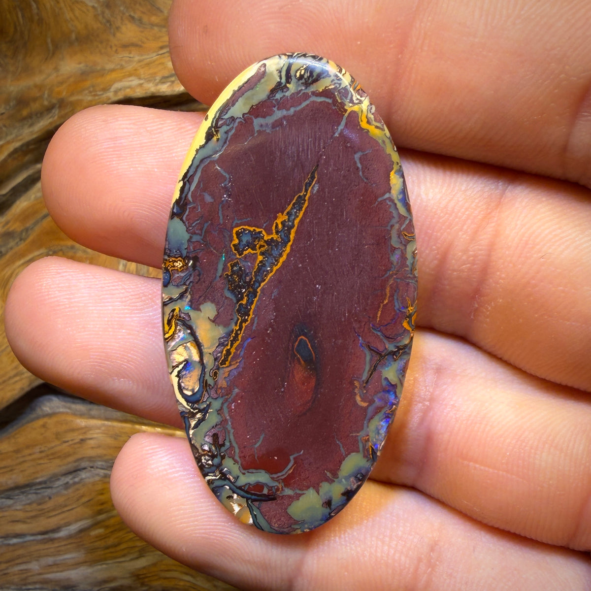 56.6cts - Must See Video Top Tribal Australian Boulder Opal from Koroit