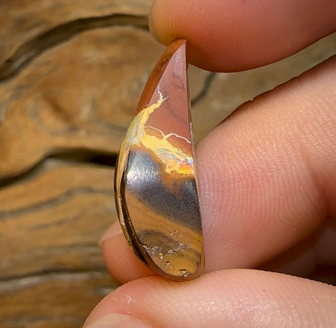 11cts - Queensland Boulder Opal from Yowah. Gem Quality - Opal Whisperers