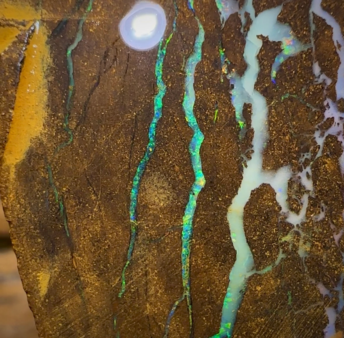 239.4cts - Australian Boulder Opal Rub - Opal Whisperers