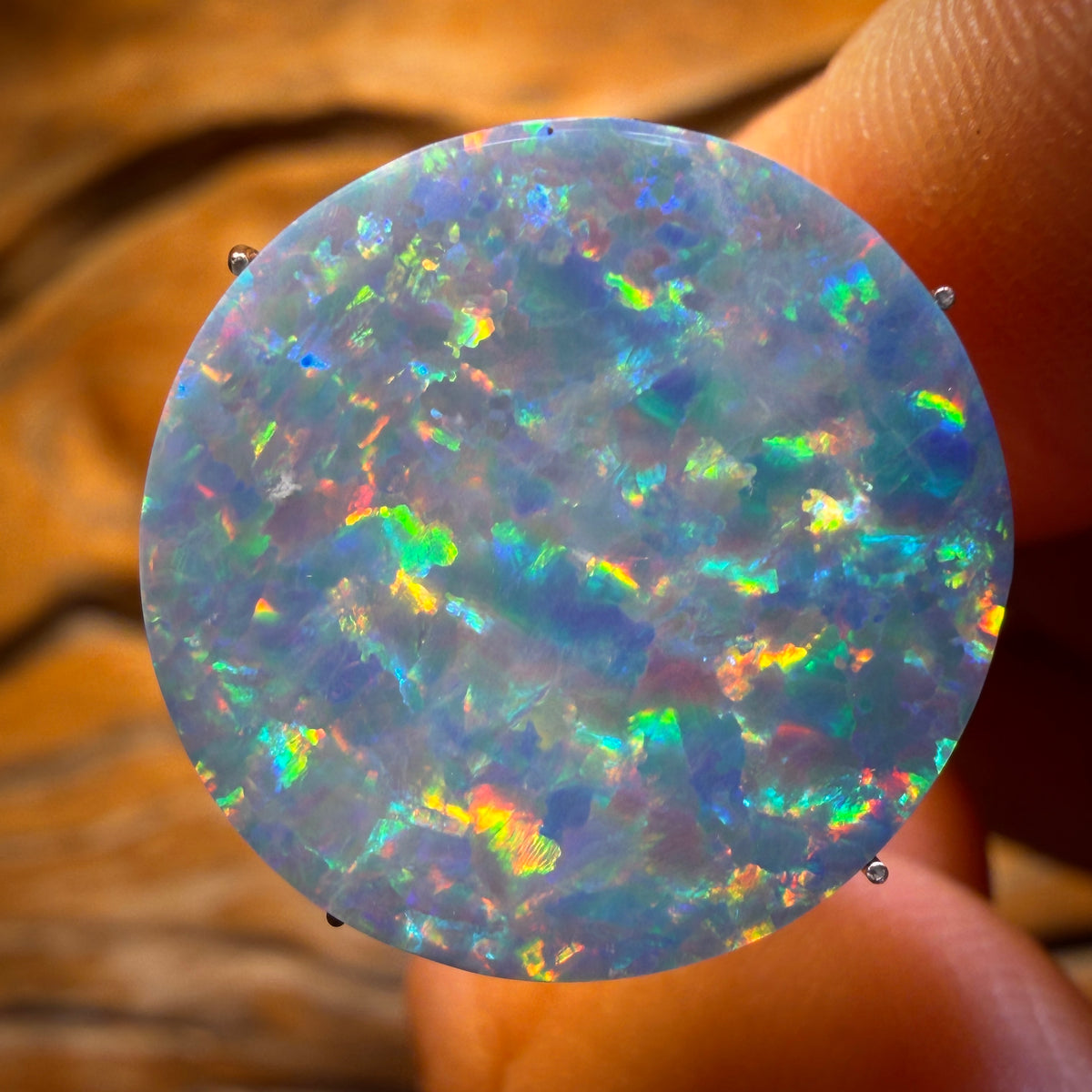 10.8cts - Big Australian Boulder Opal Doublet Old School Magic Pattern See Video