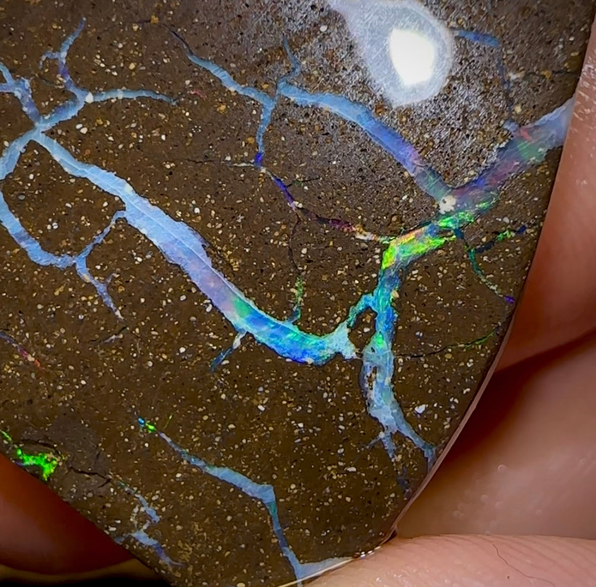 170.8cts - Australian Boulder Opal Rub from Winton - Opal Whisperers