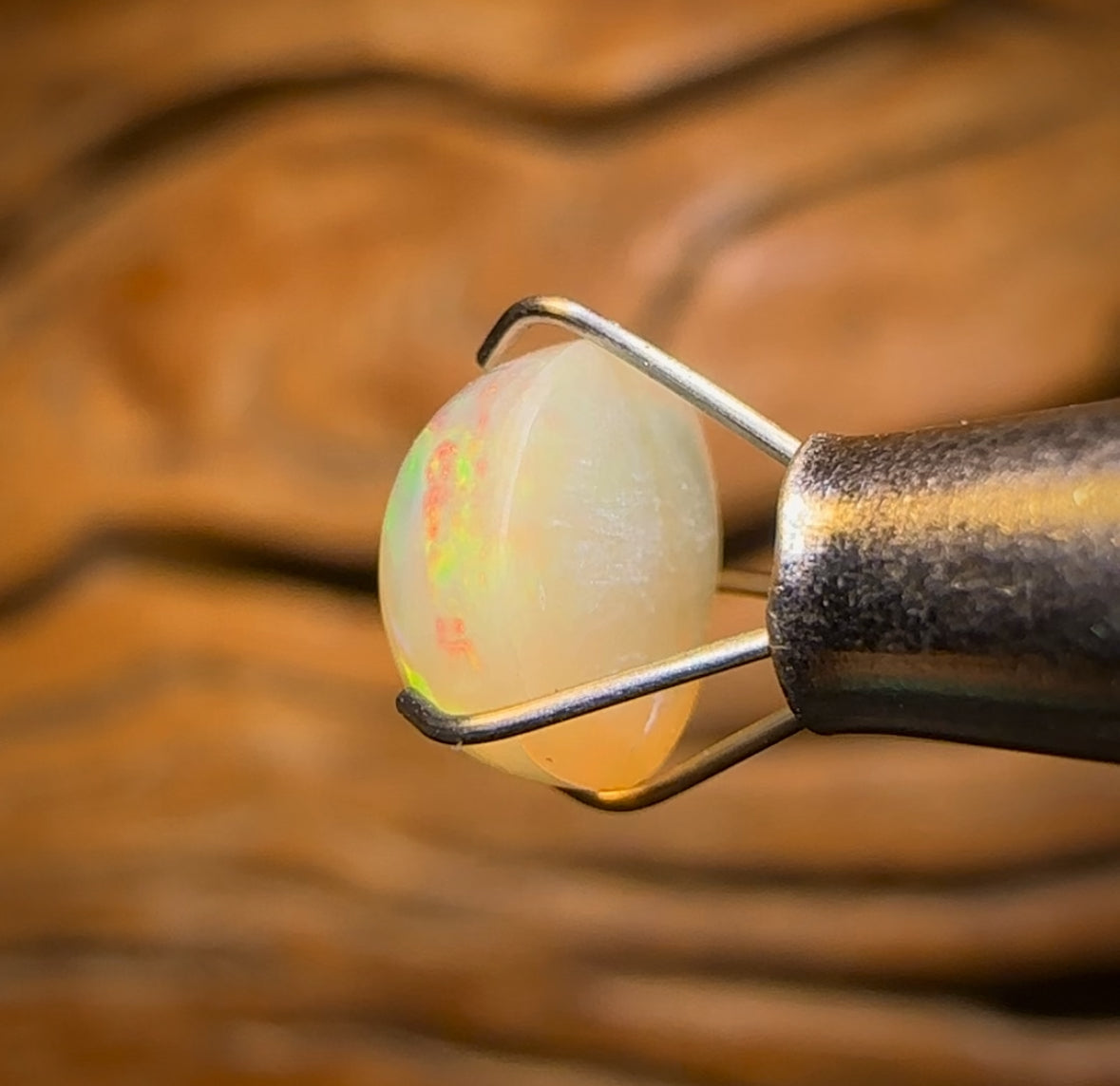 “Golden Dome” 1.74cts - Unique South Australian Golden Crystal Opal Great High Dome Cut