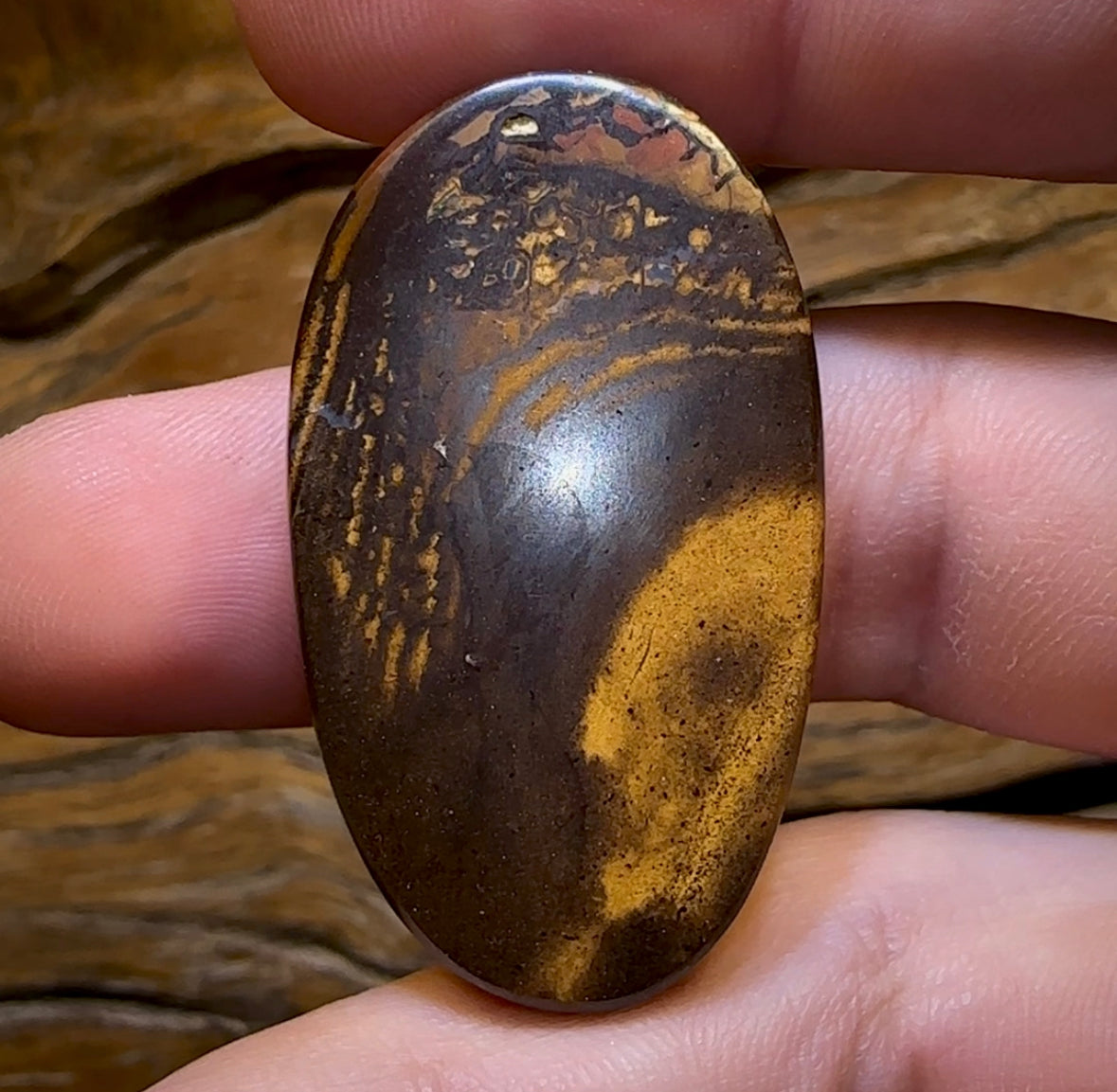 99.5cts - Big Queensland Boulder Tribal Opal Beauty - Opal Whisperers