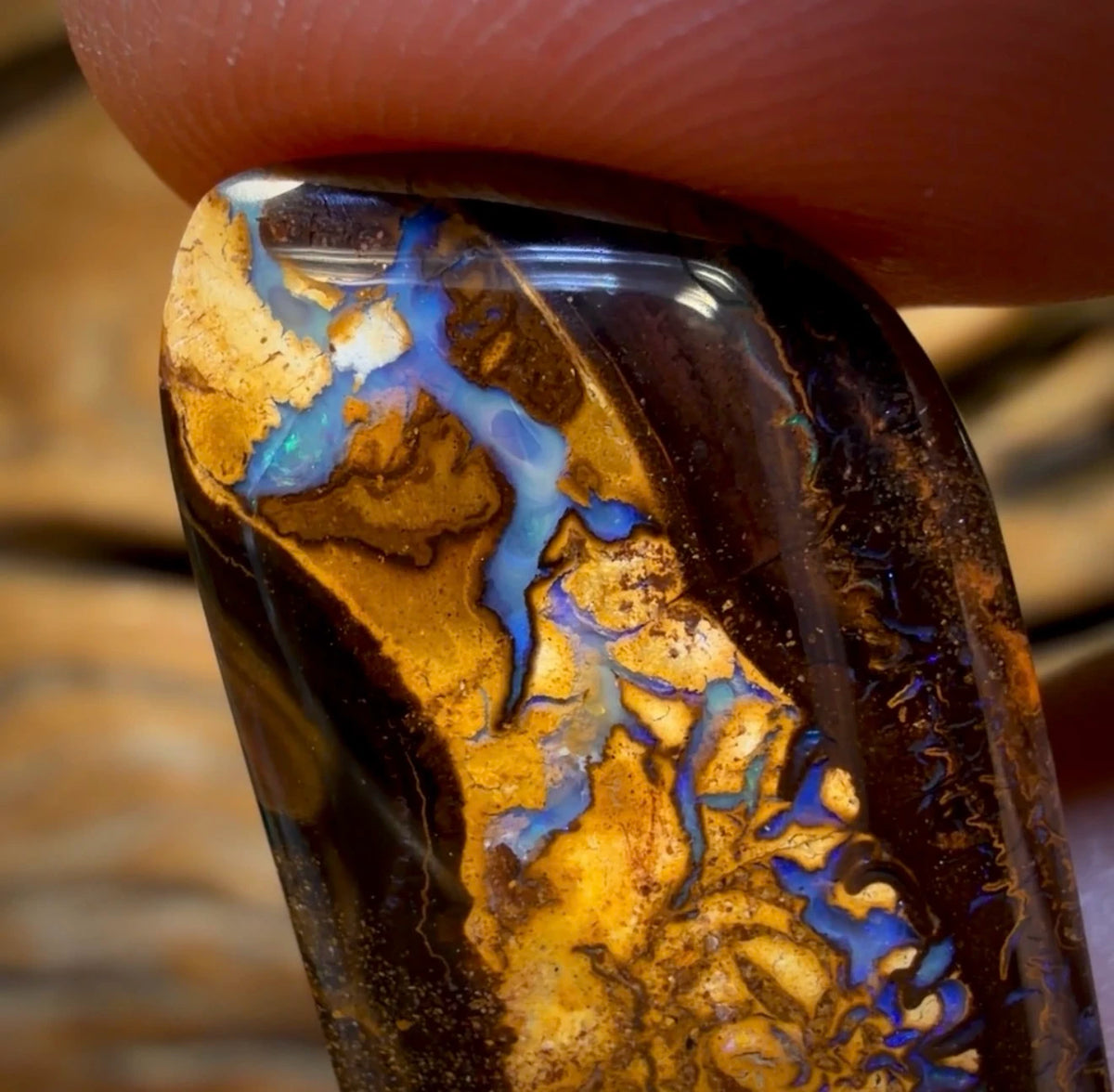 27.6cts - Tribal Australian Boulder Opal from Yowah