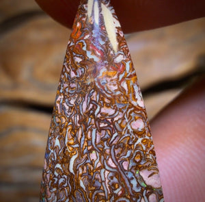 17.4cts - Tribal Yowah Nut Opal. Australian Opal